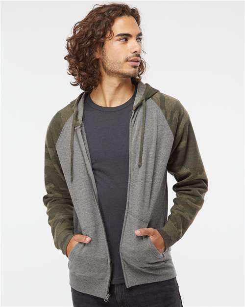 Model Nickel Heather/ Forest Camo