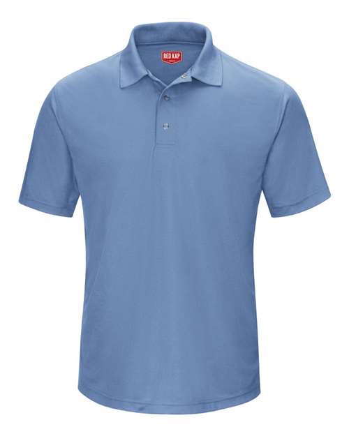 Red Kap SK74 Short Sleeve Performance Knit Gripper-Front Polo With Cus