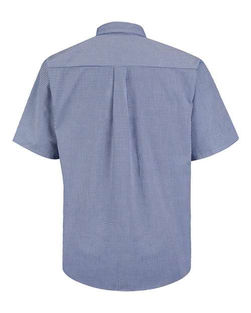 Back Product White/ Blue Plaid