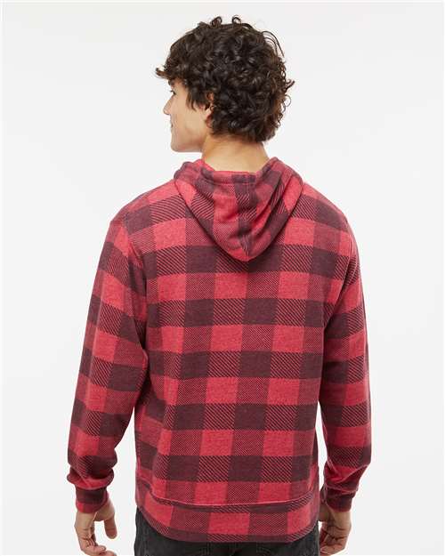 Back Model Red Triblend Buffalo