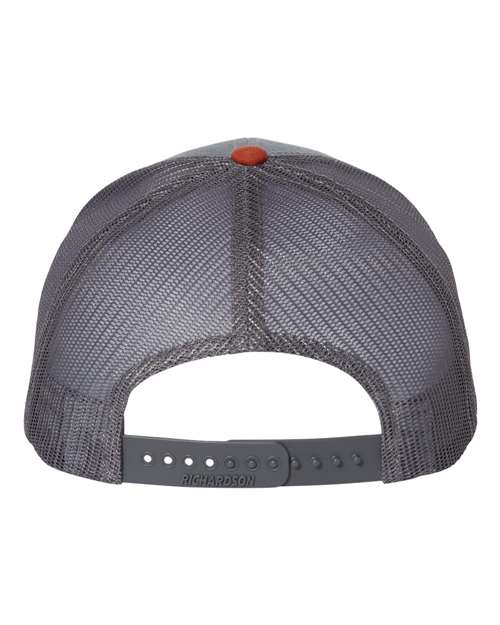 Back Product Heather Grey/ Charcoal/ Dark Orange
