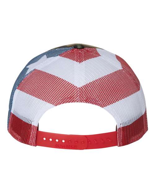Back Product Green Camo/ Stars & Stripes