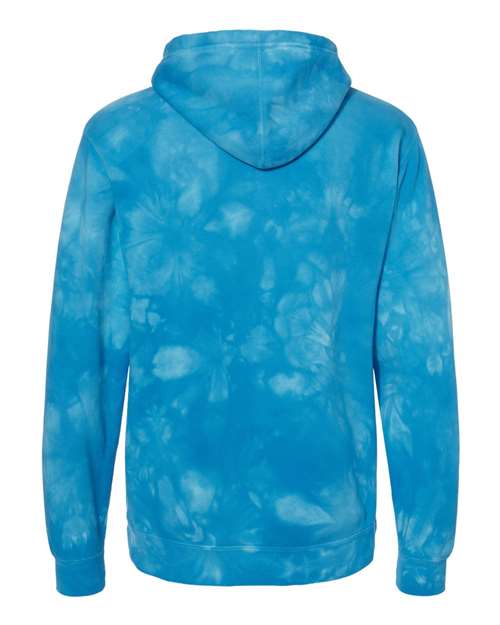 Back Product Tie Dye Aqua Blue