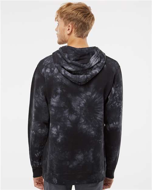 Back Model Tie Dye Black