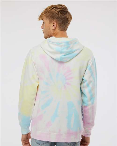 Back Model Tie Dye Sunset Swirl