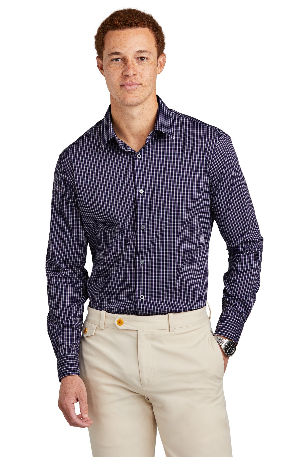 Model Navy Blazer Multi Check