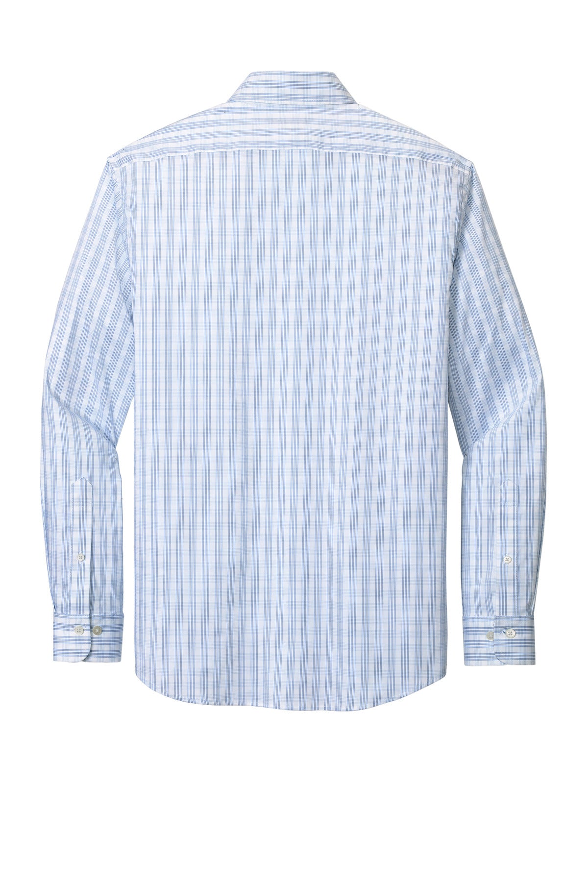 Back Product White/ Newport Blue Grid Check
