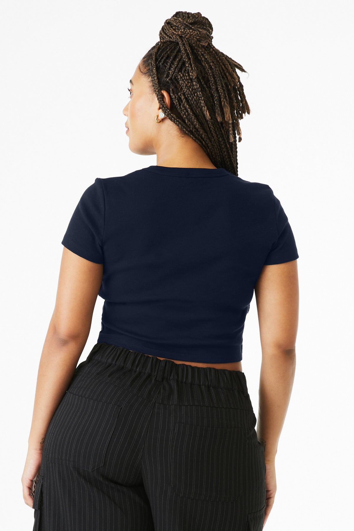 Back Model Solid Navy Blend