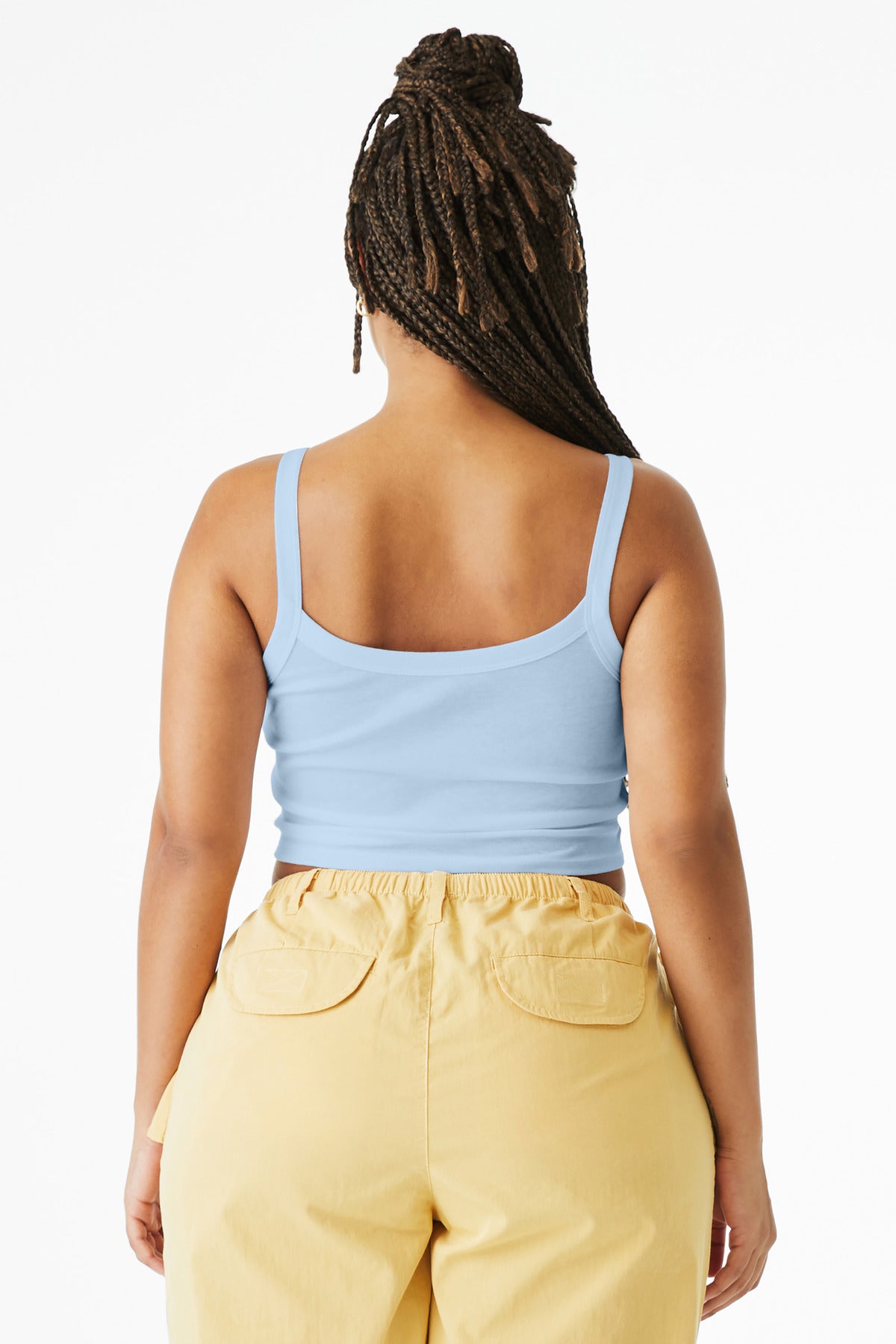 Back Model Solid Baby Blue Blend