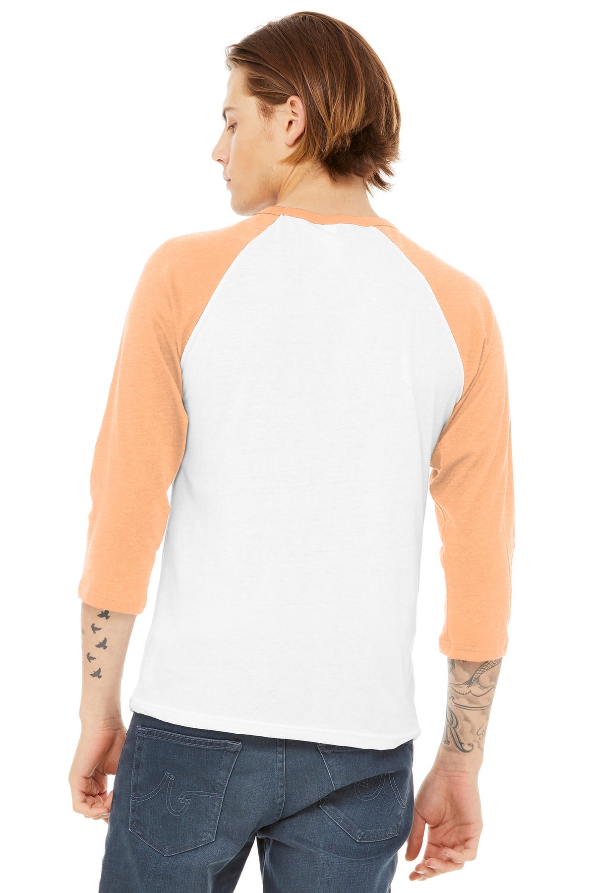 Back Model White/ Heather Peach