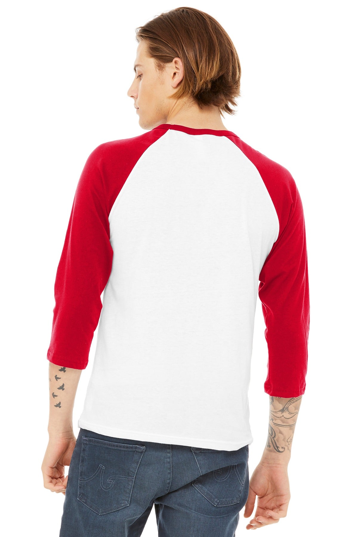 Back Model White/ Red