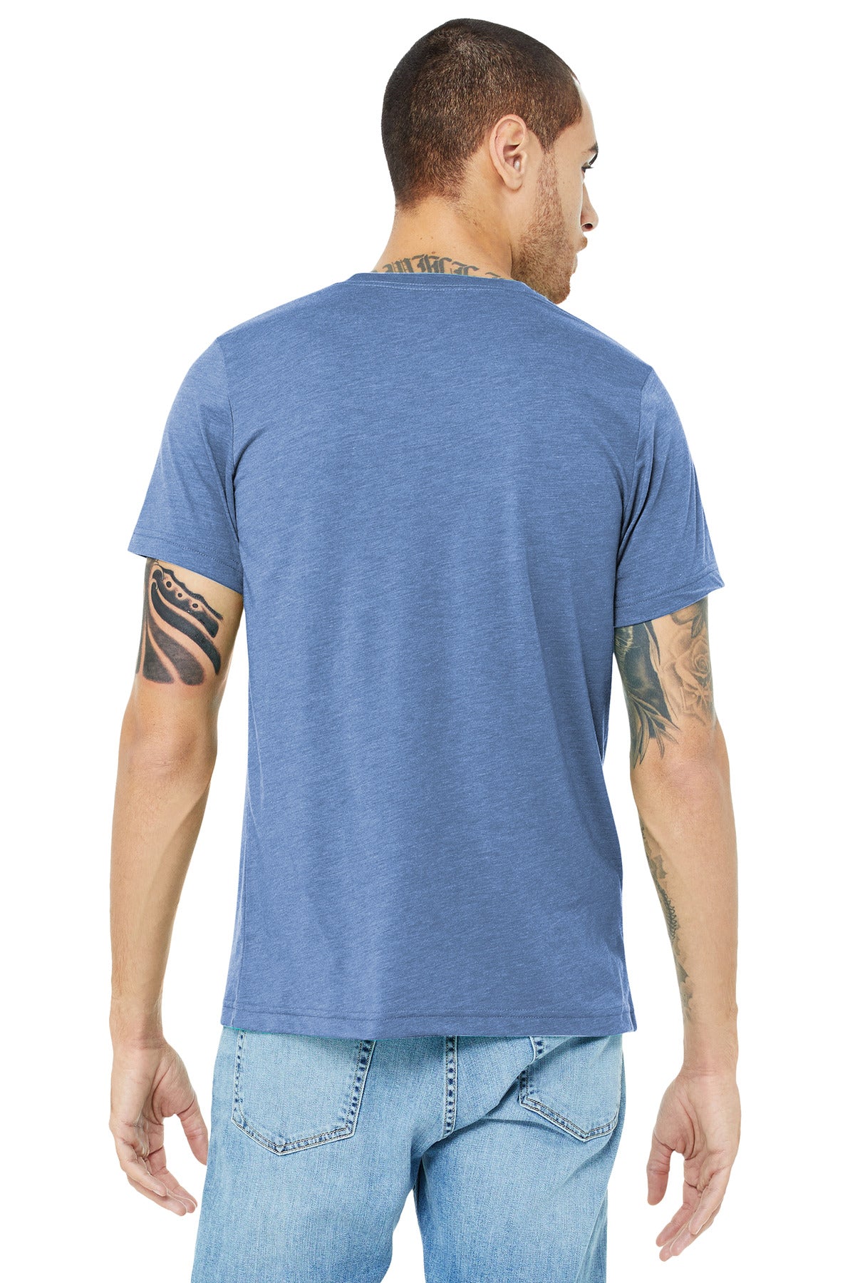 Back Model Blue Triblend