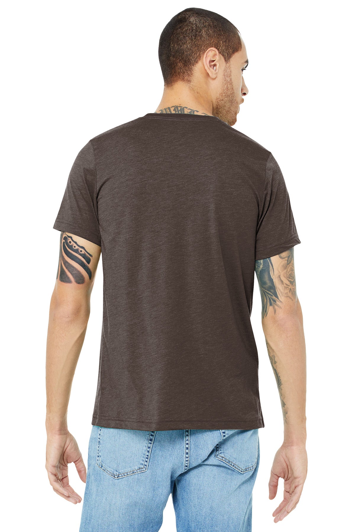 Back Model Brown Triblend