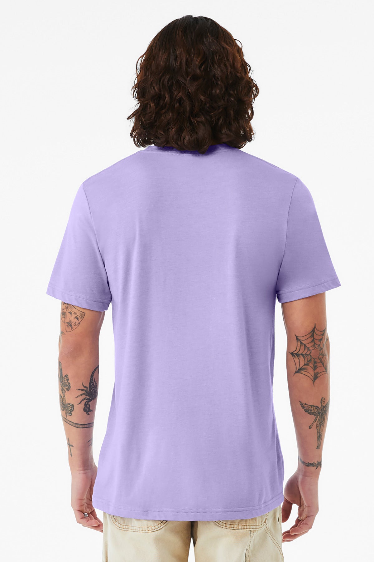 Back Model Dark Lavender Triblend