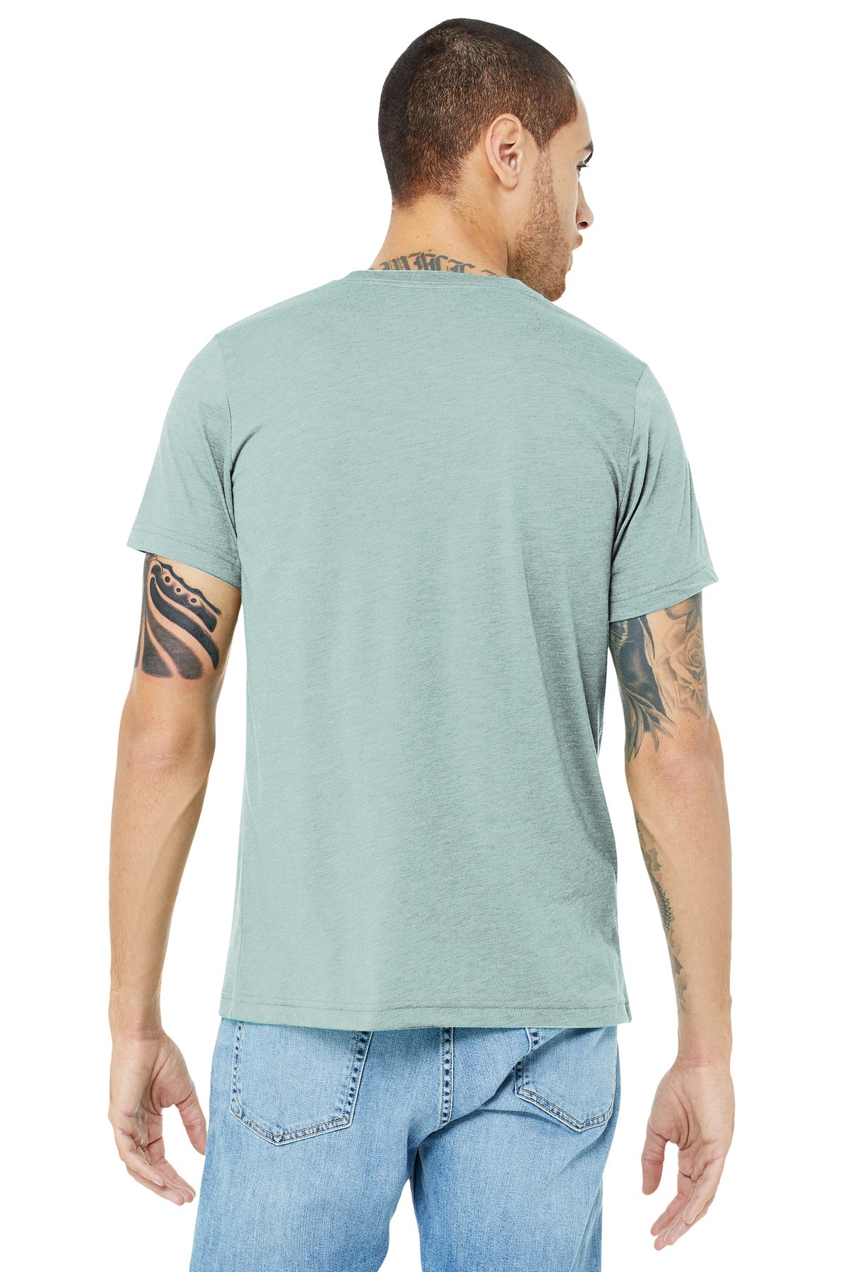 Back Model Dusty Blue Triblend