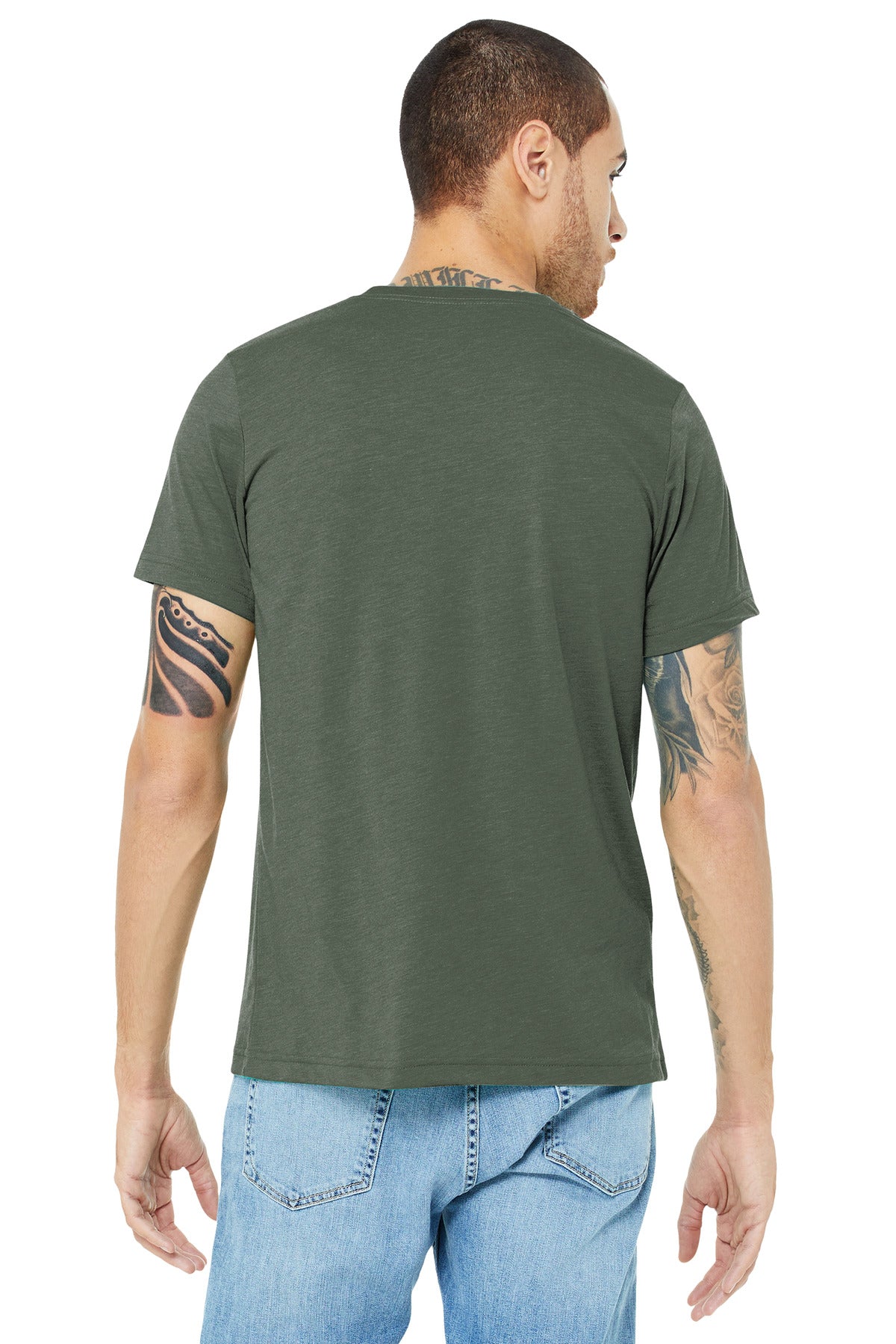 Back Model Military Green Triblend
