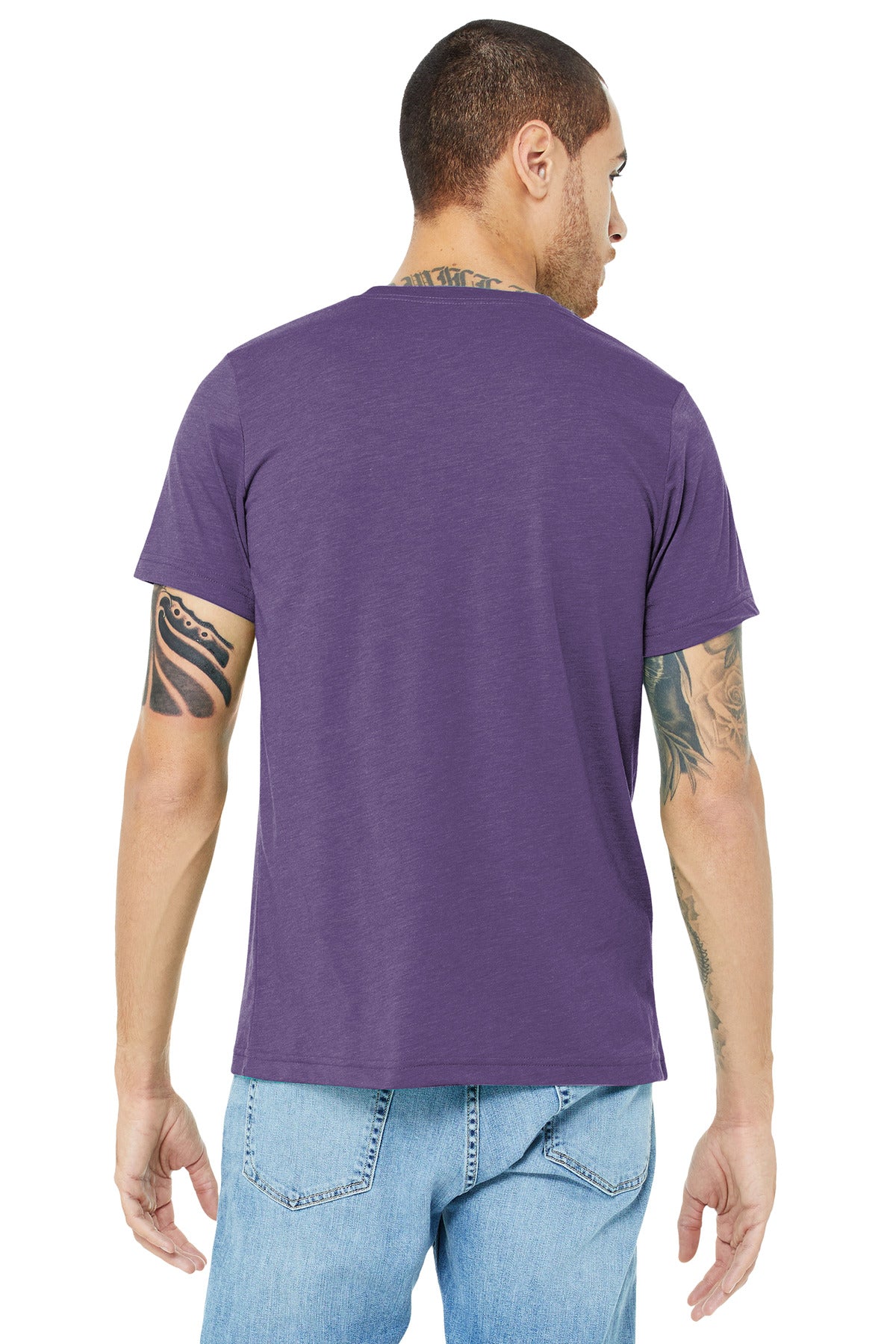 Back Model Purple Triblend