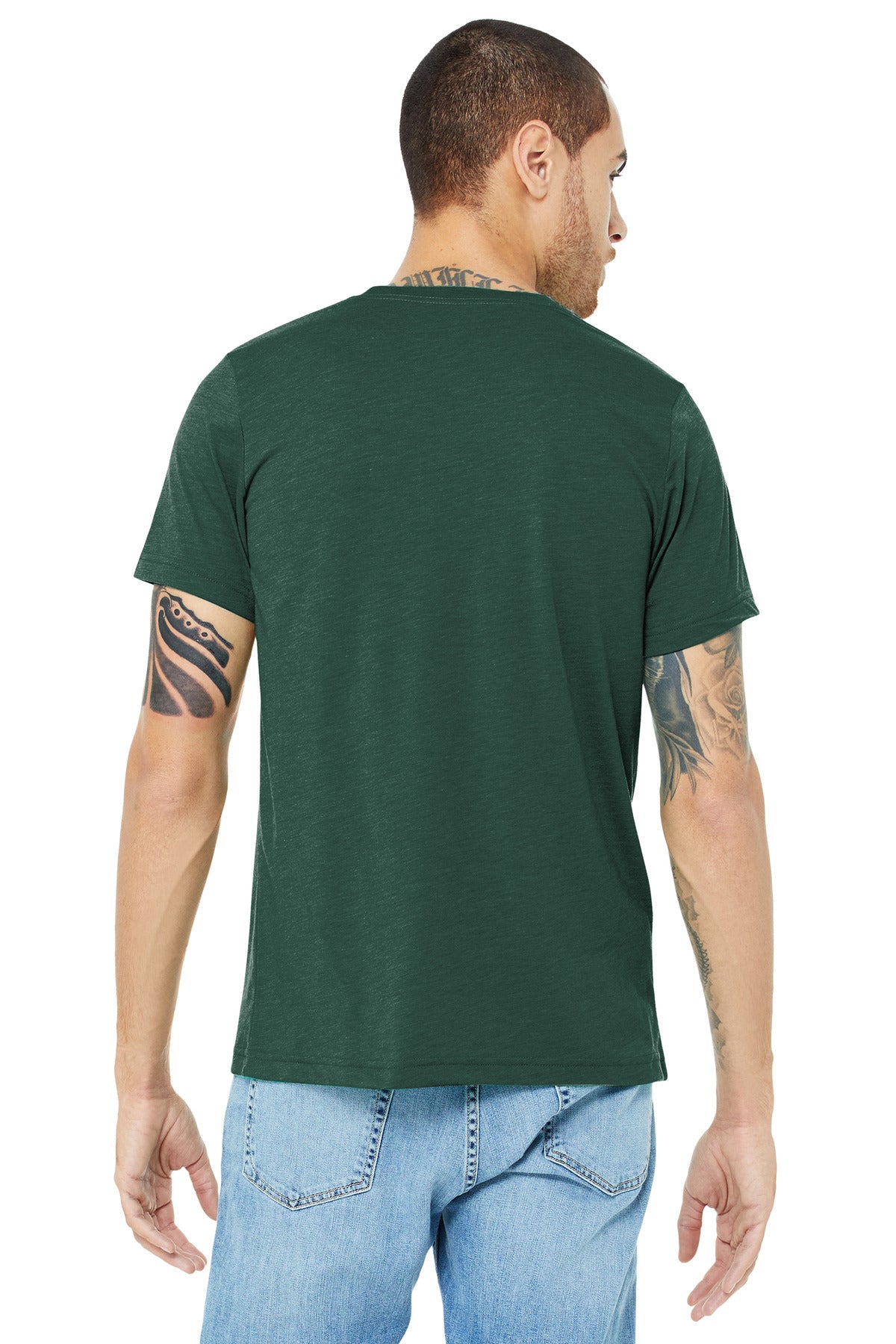 Back Model Solid Forest Triblend
