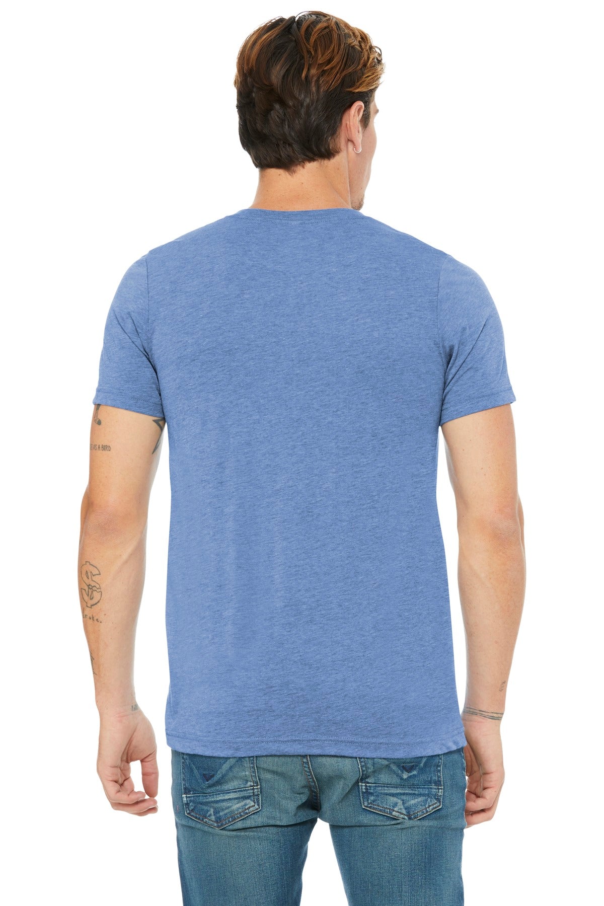 Back Model Blue Triblend