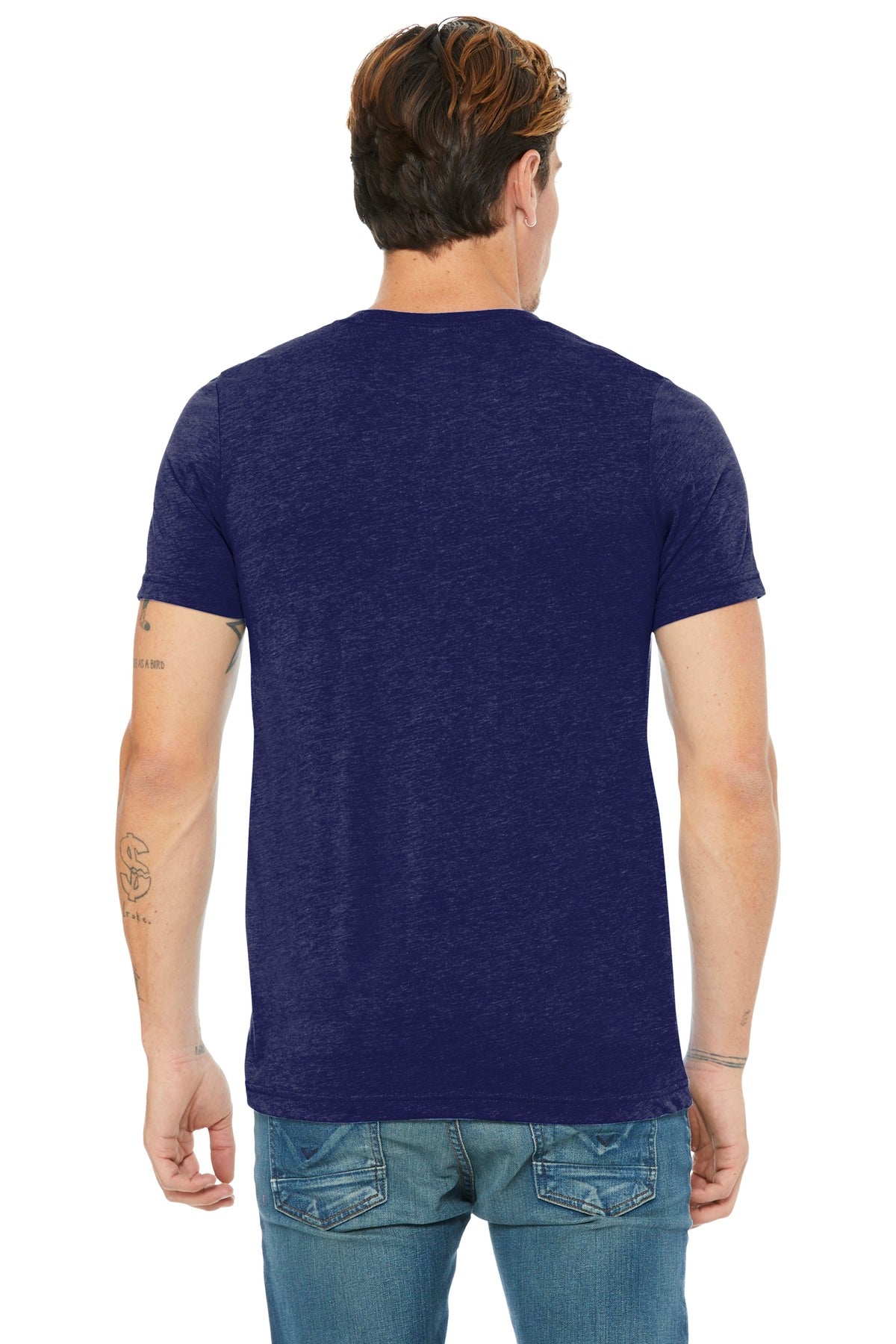 Back Model Navy Triblend