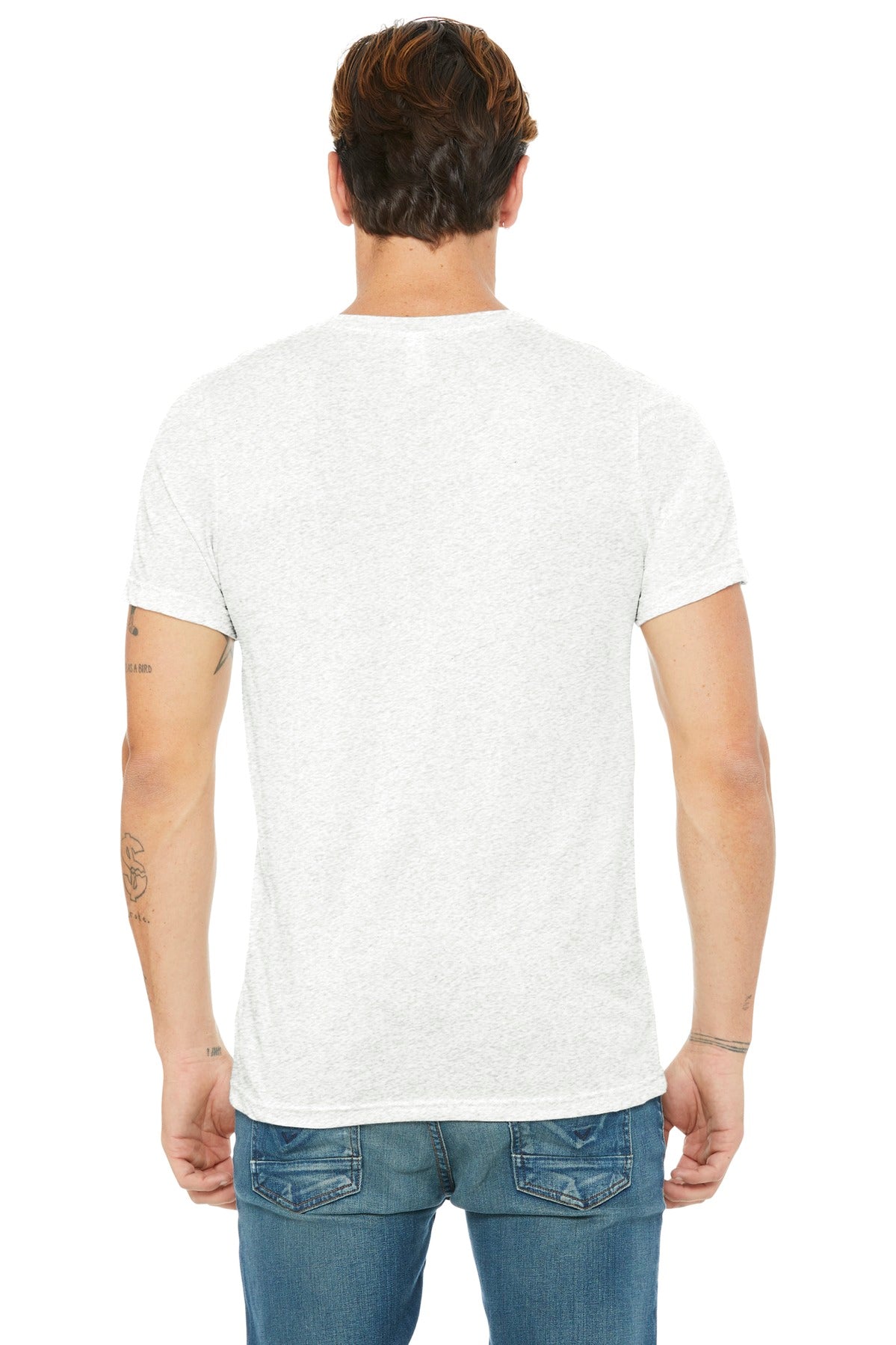 Back Model White Fleck Triblend