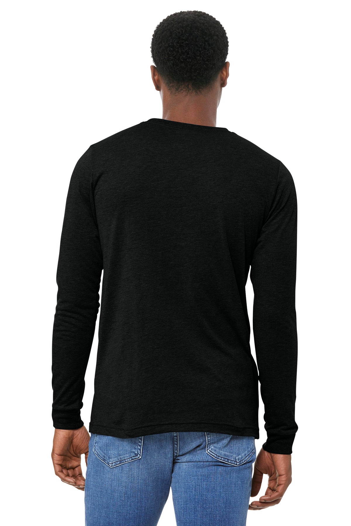 Back Model Black Heather Triblend