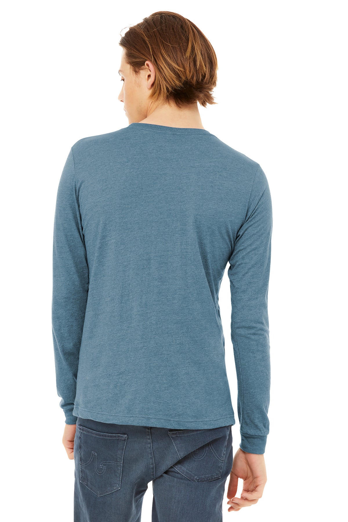 Back Model Denim Triblend