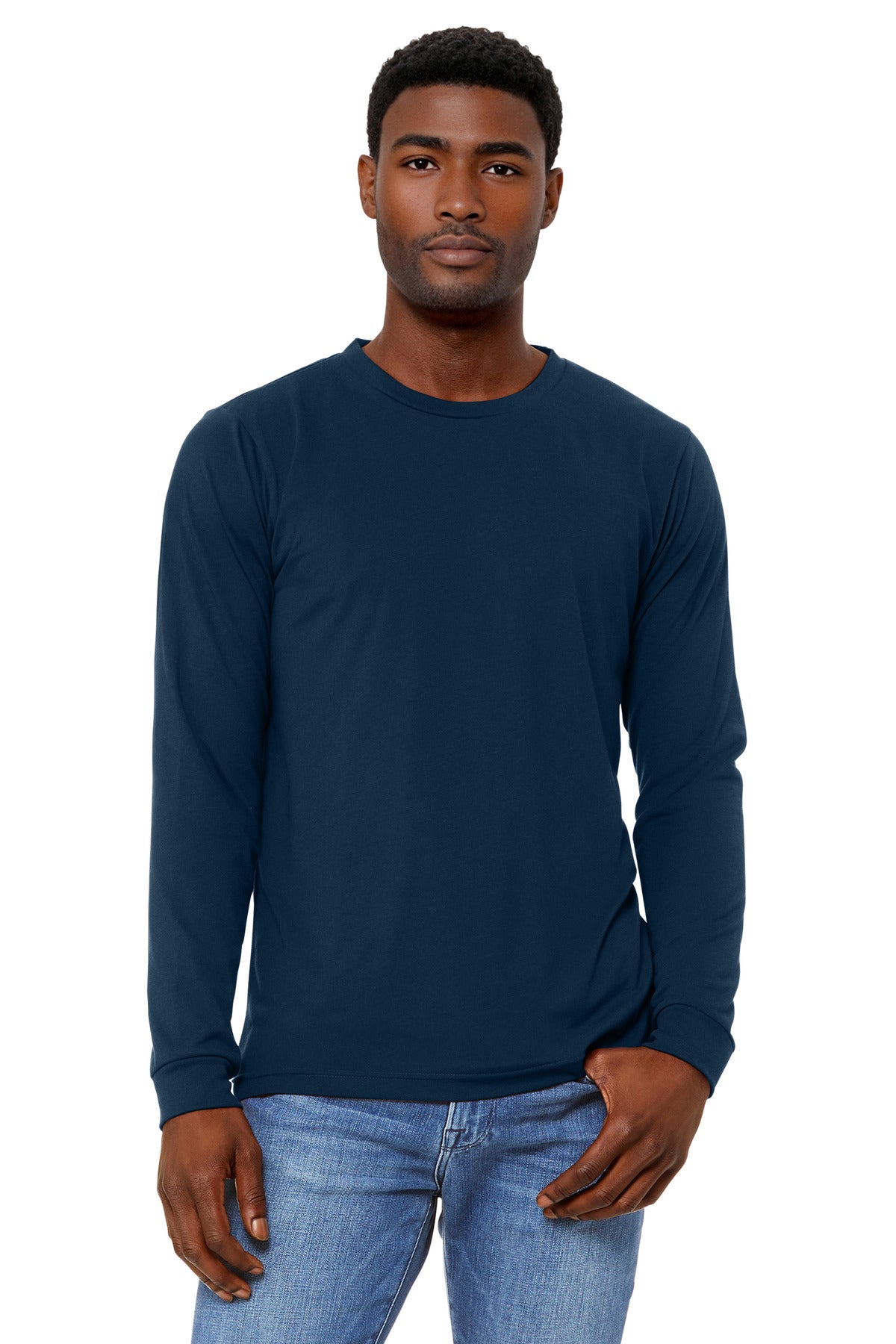 Model Solid Navy Triblend