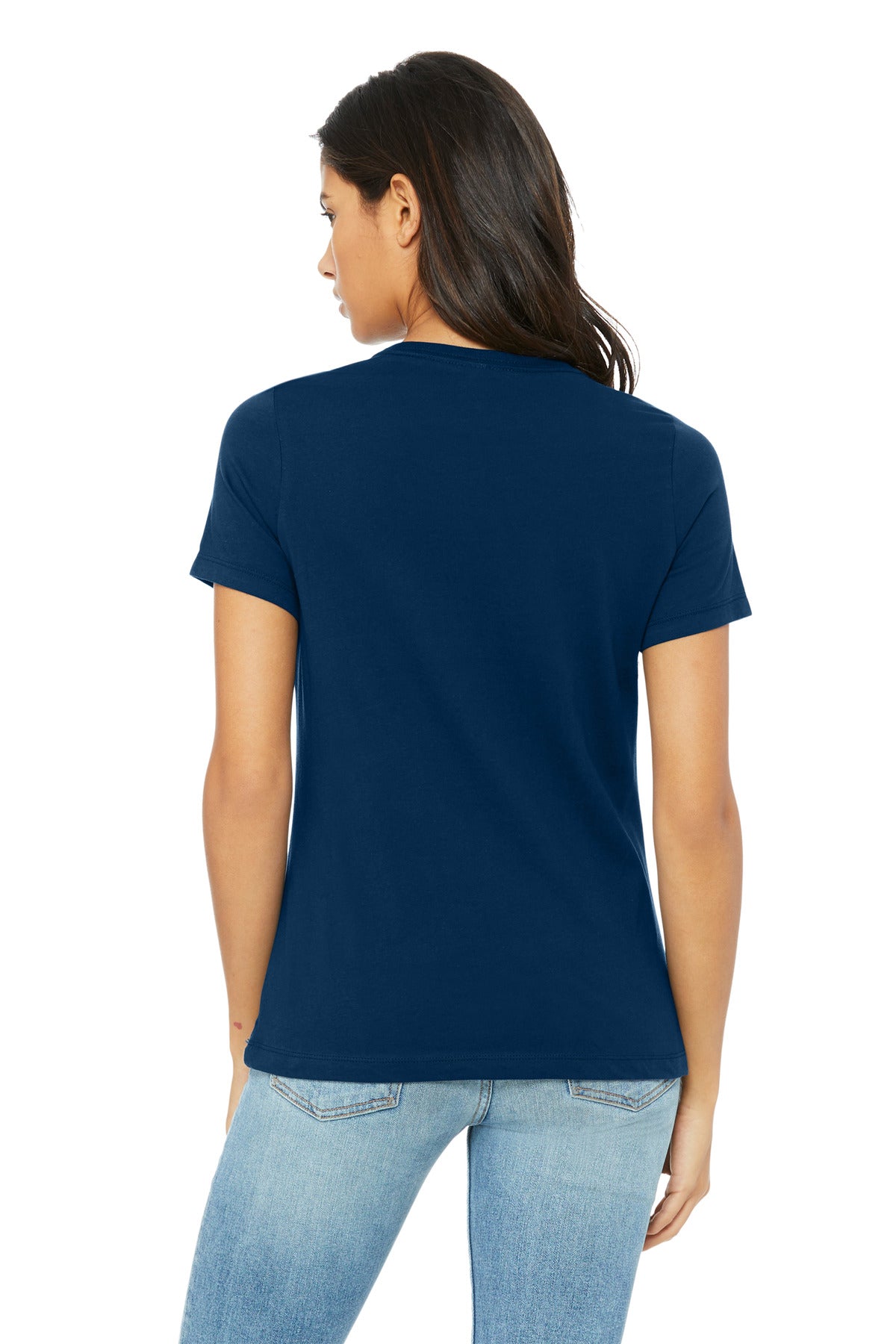 Back Model Solid Navy Triblend