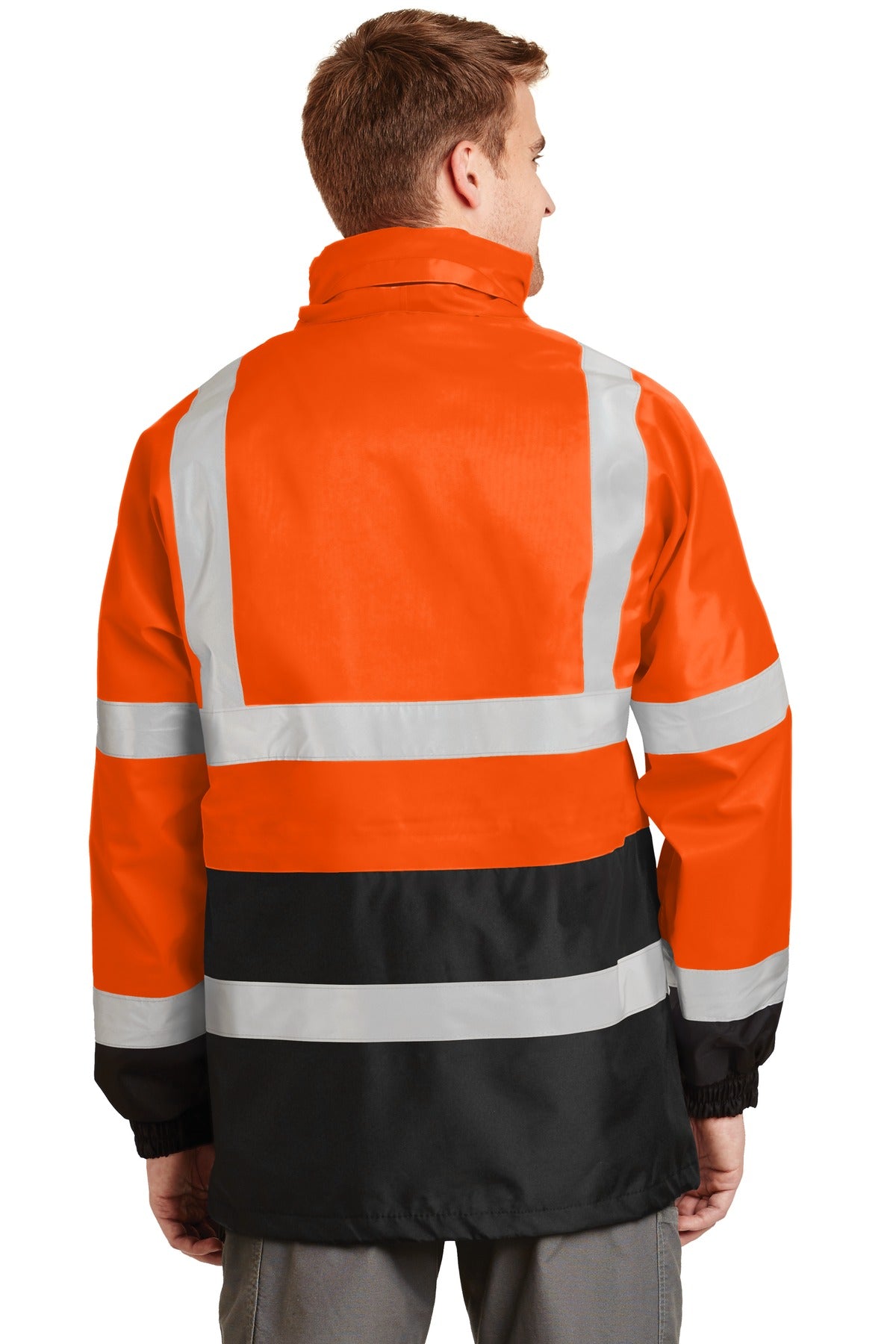 Back Model Safety Orange/ Black