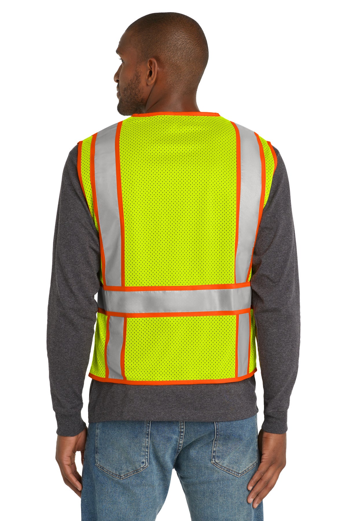 Back Model Safety Yellow