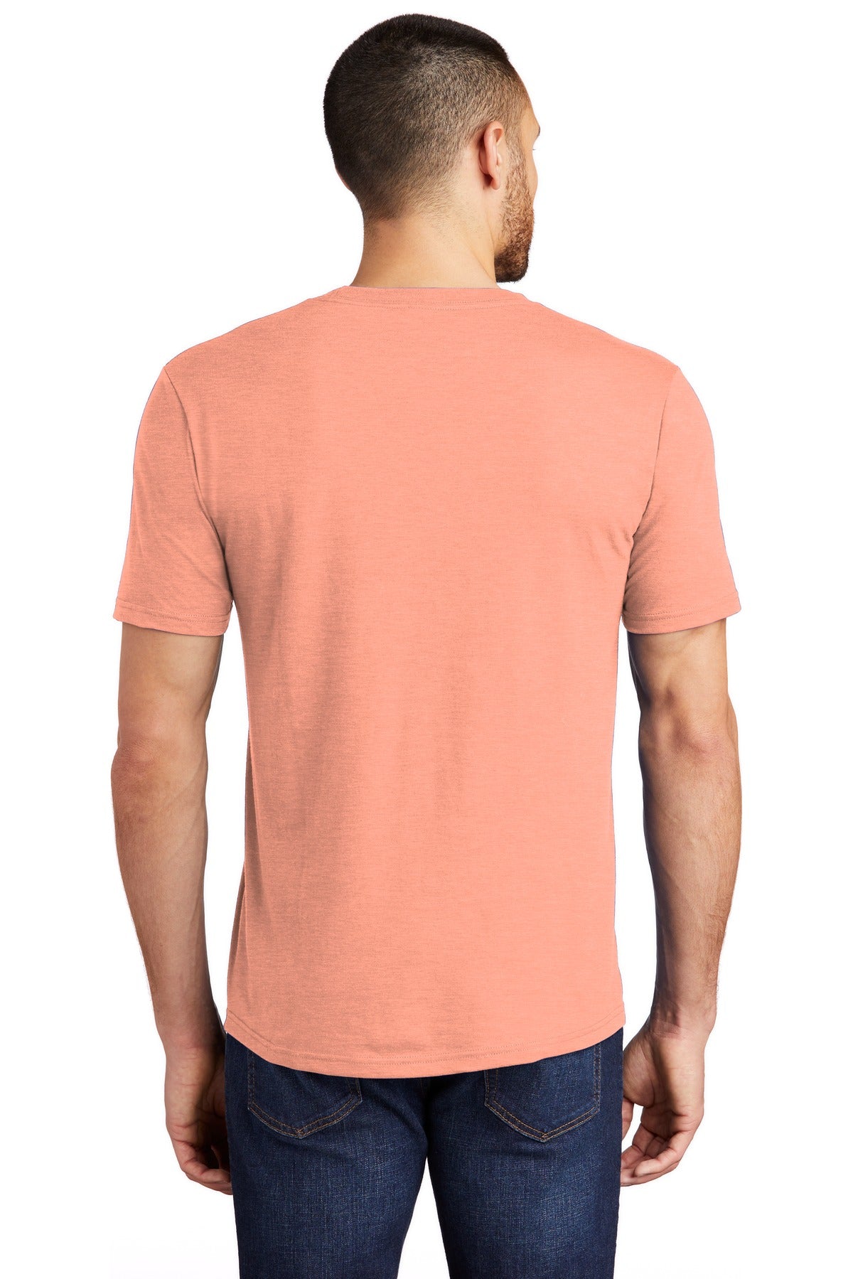 Back Model Heathered Dusty Peach