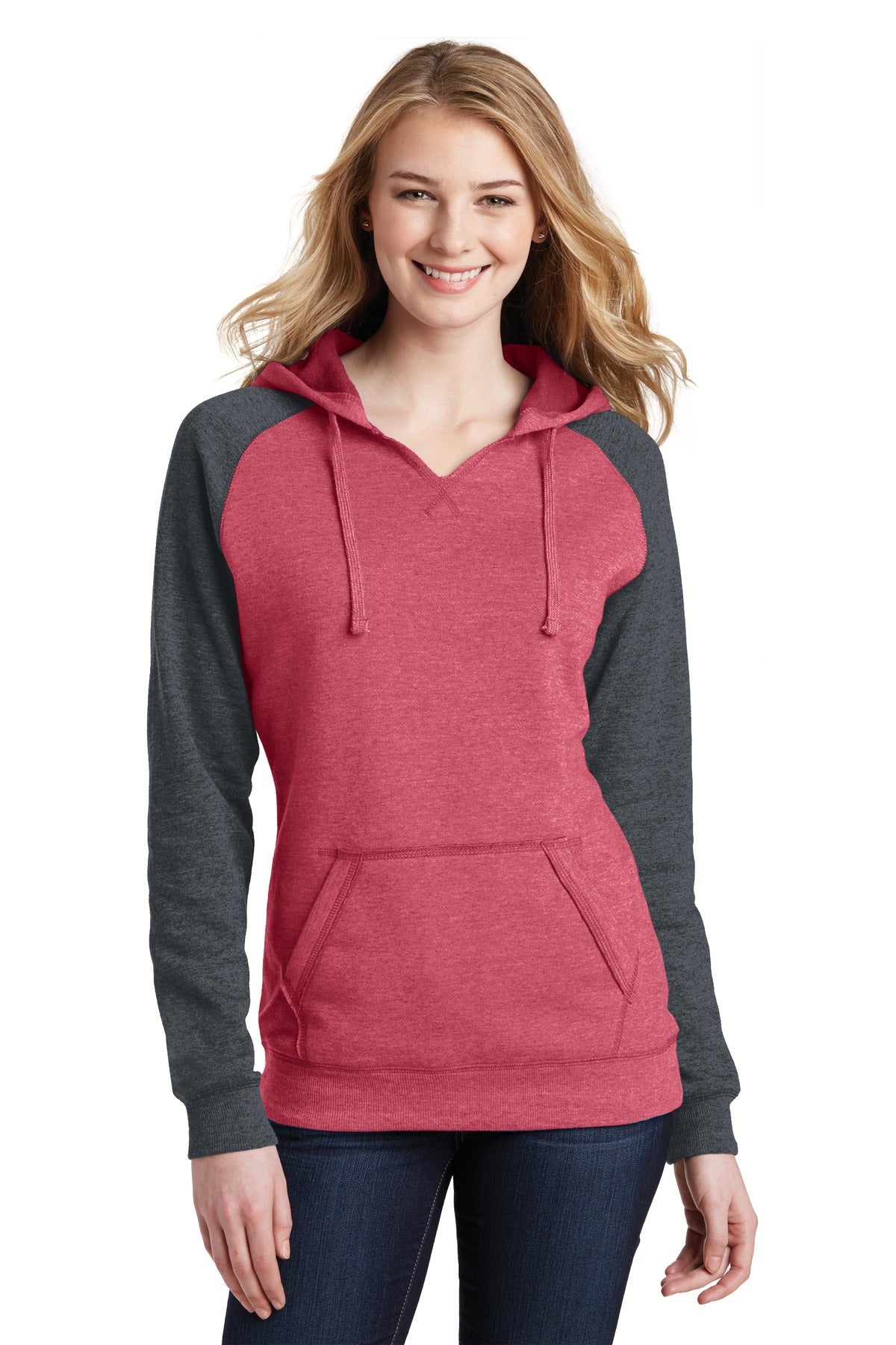 Model Heathered Red/ Heathered Charcoal