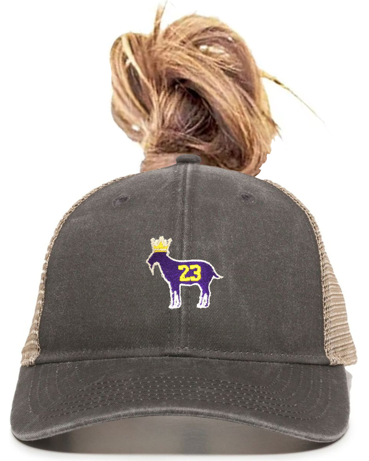 Goat James G.O.A.T. King Ponytail Mesh Back Cap