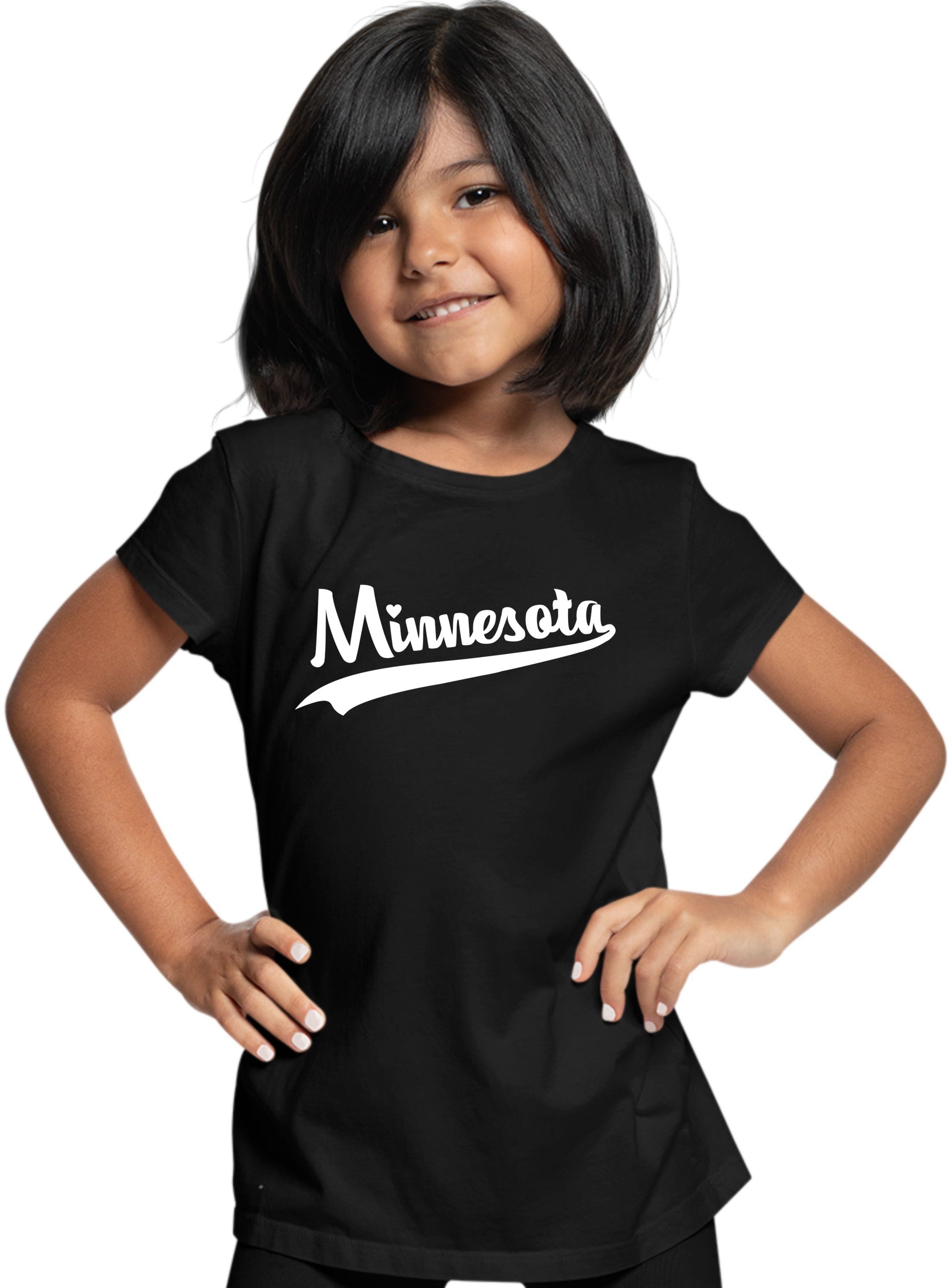 State Of Minnesota Script Youth T-Shirt