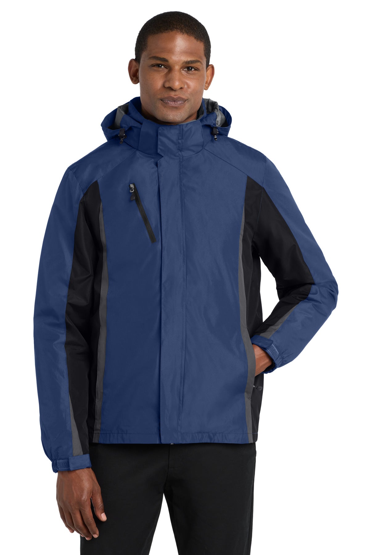 Port Authority J321 Colorblock 3-in-1 Jacket With Custom Embroidery