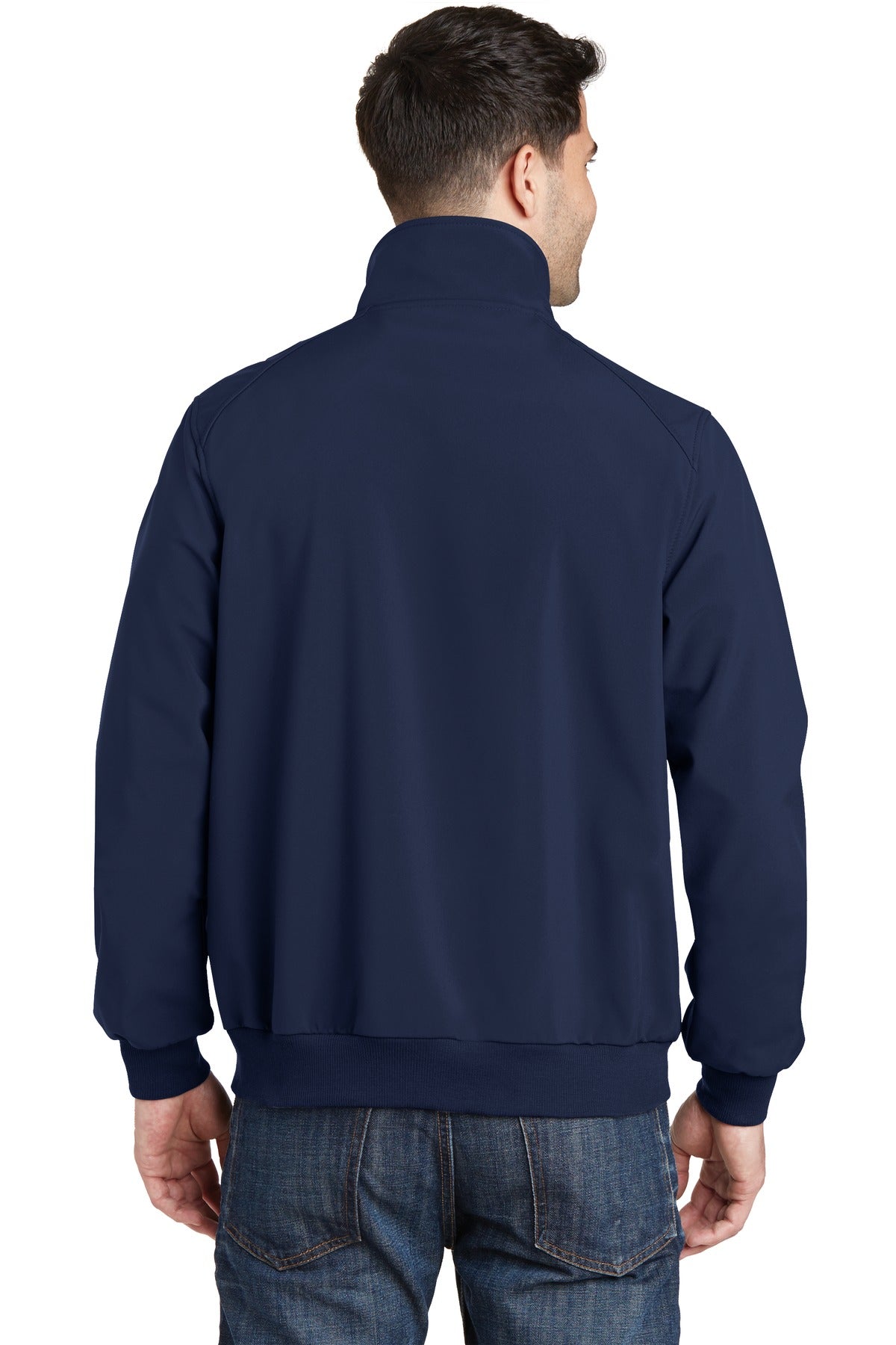 Back Model Dress Blue Navy
