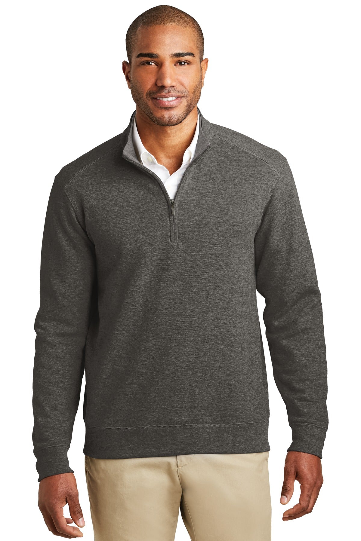 Model Charcoal Heather/ Medium Heather Grey