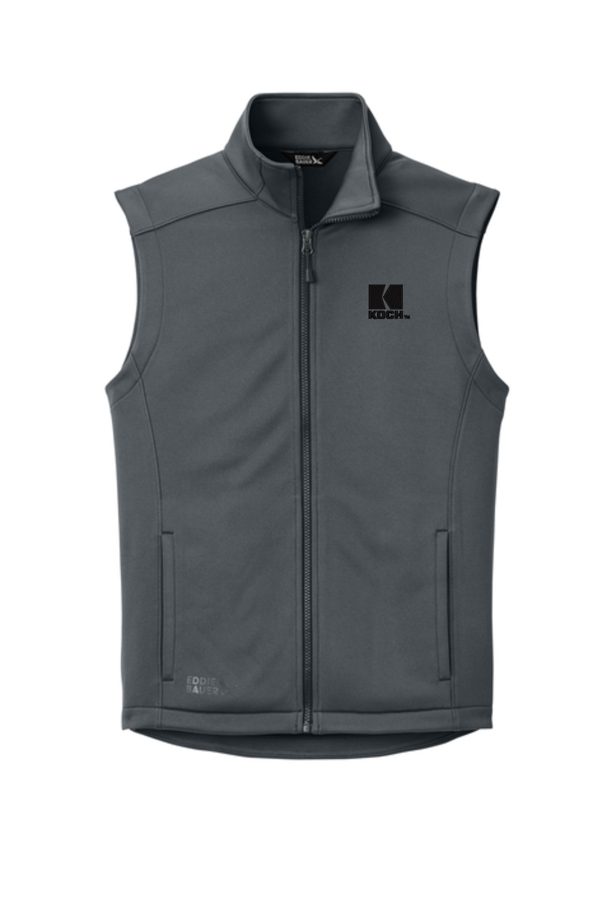 Eddie Bauer® Smooth Mid Layer Fleece Vest EB2560 With Koch Embroidery