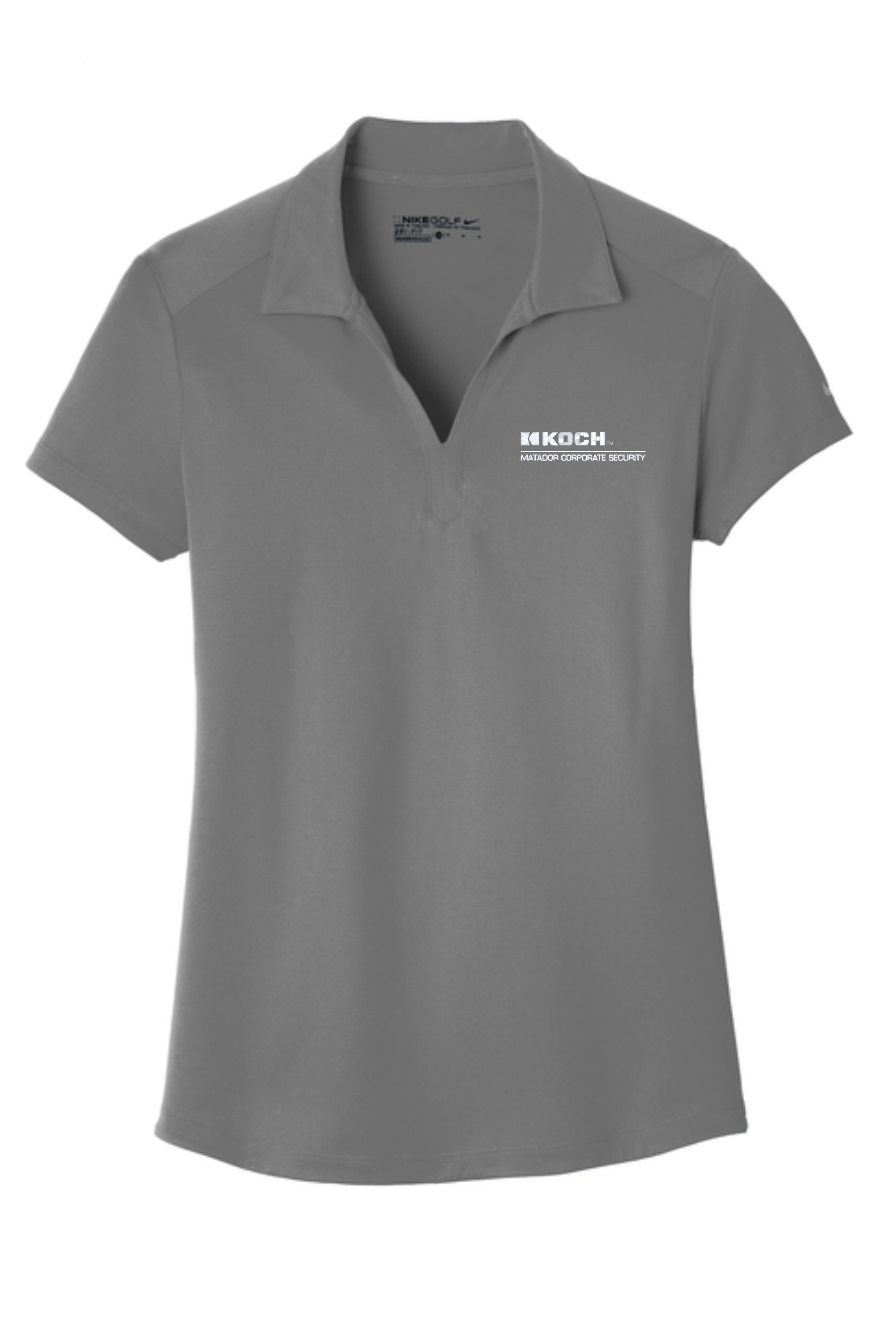 Nike 838957 Women's Dri-FIT Legacy Polo With Koch Text Embroidery