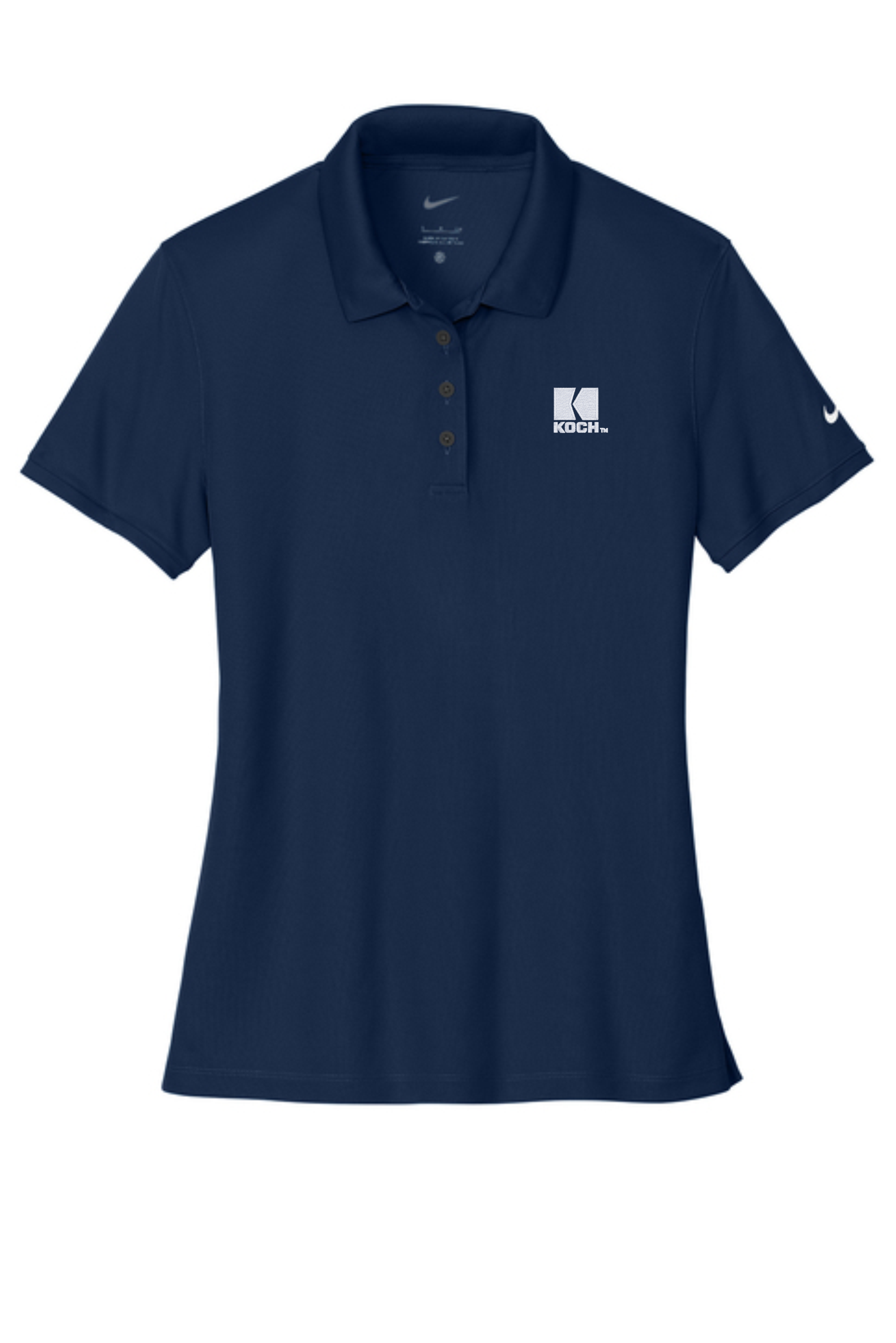 Nike NKDX6685 Women's Victory Solid Polo With Koch Embroidery