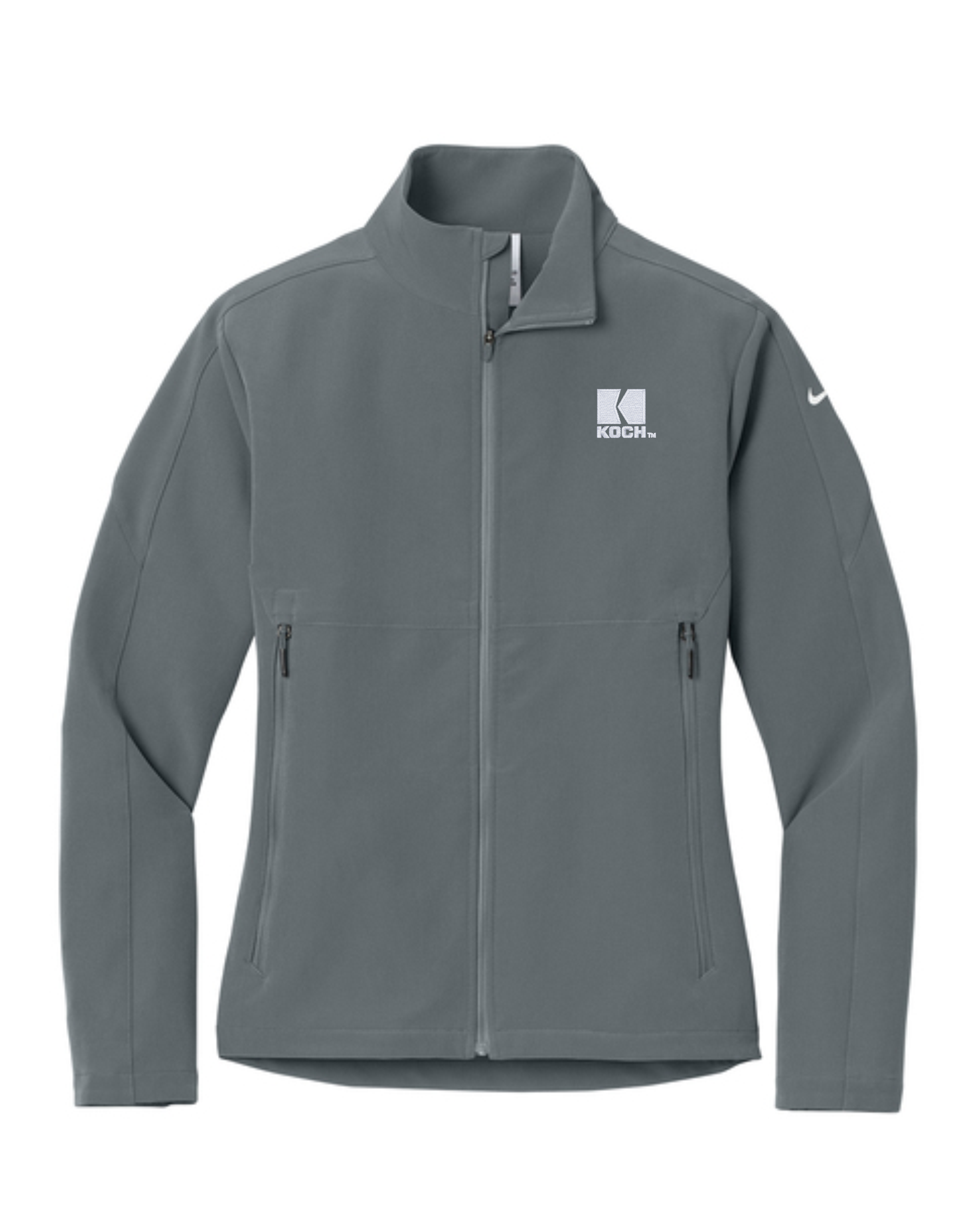 Nike Women's Full-Zip Soft Shell Jacket NKHM7937 With Koch Embroidery