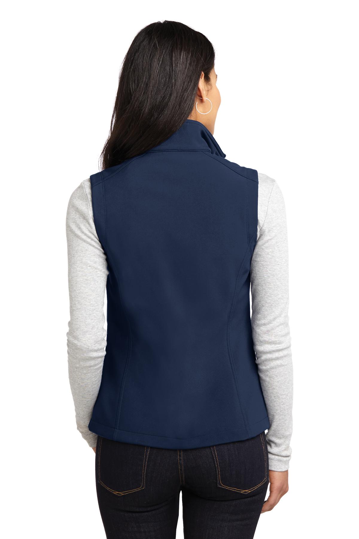 Back Model Dress Blue Navy