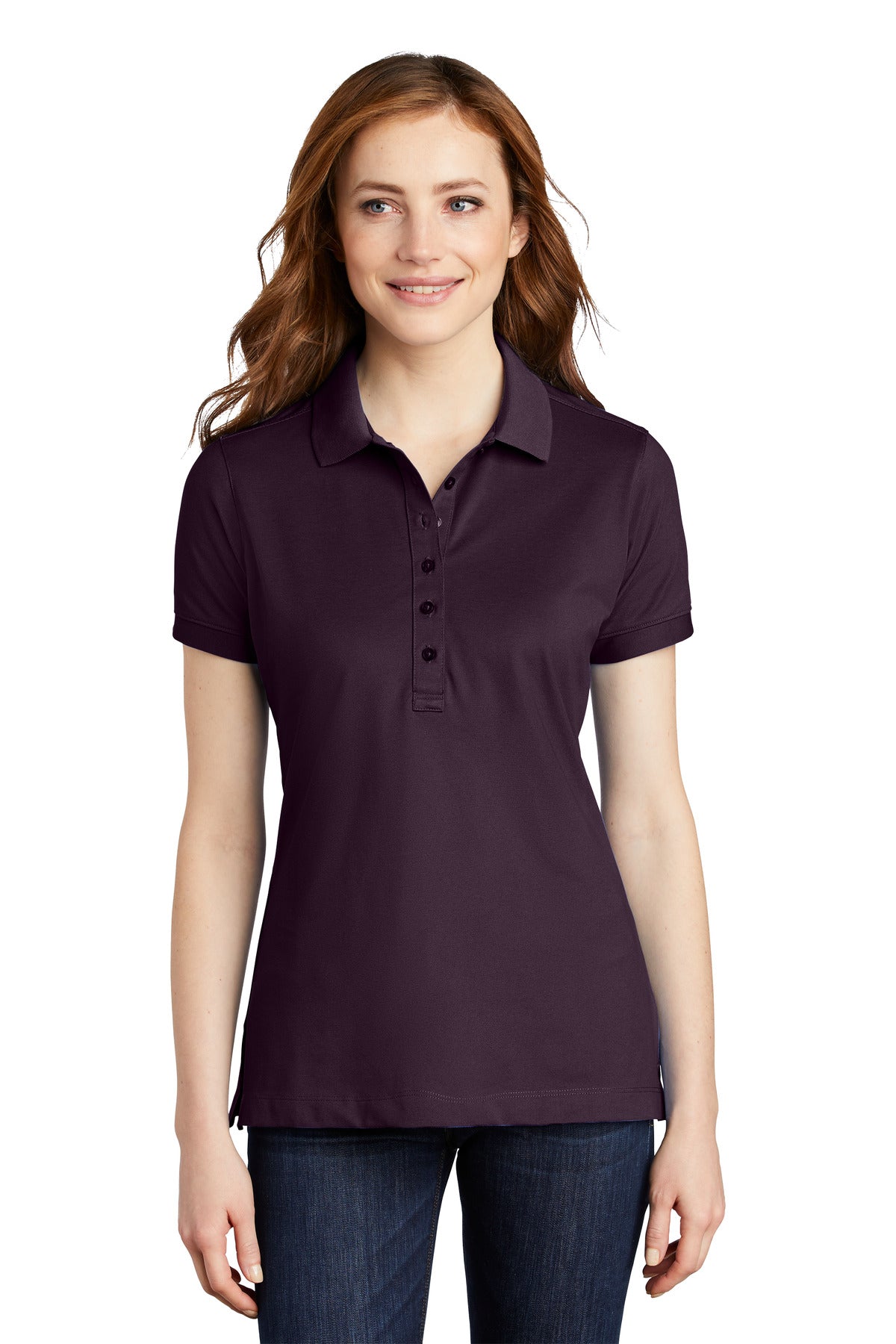 Model Aubergine Purple