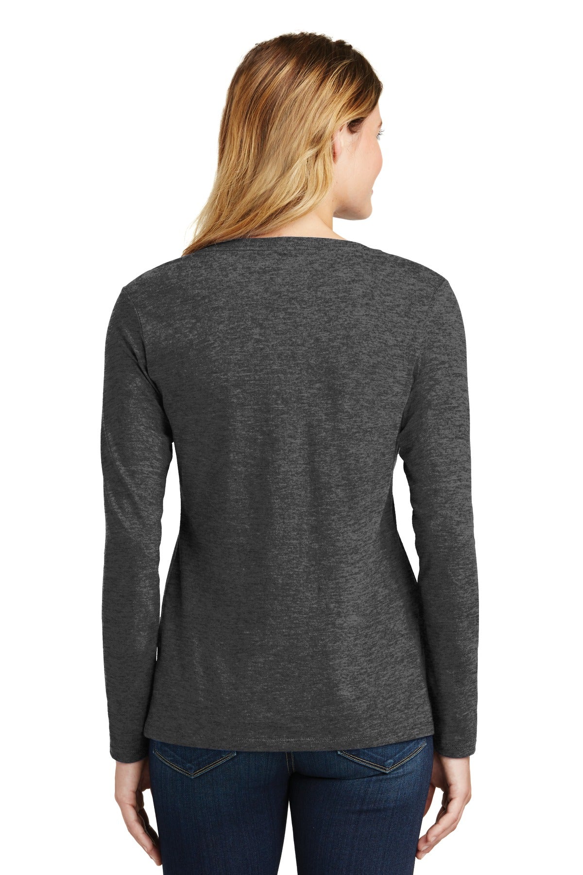 Back Model Dark Heather Grey