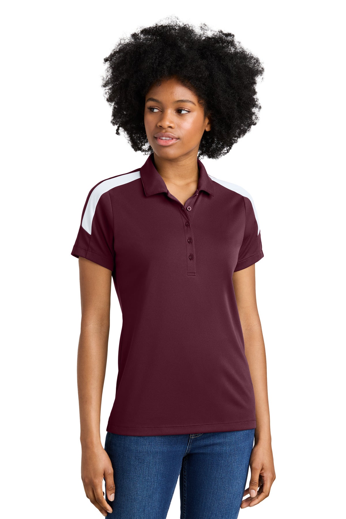 Model Maroon/ White