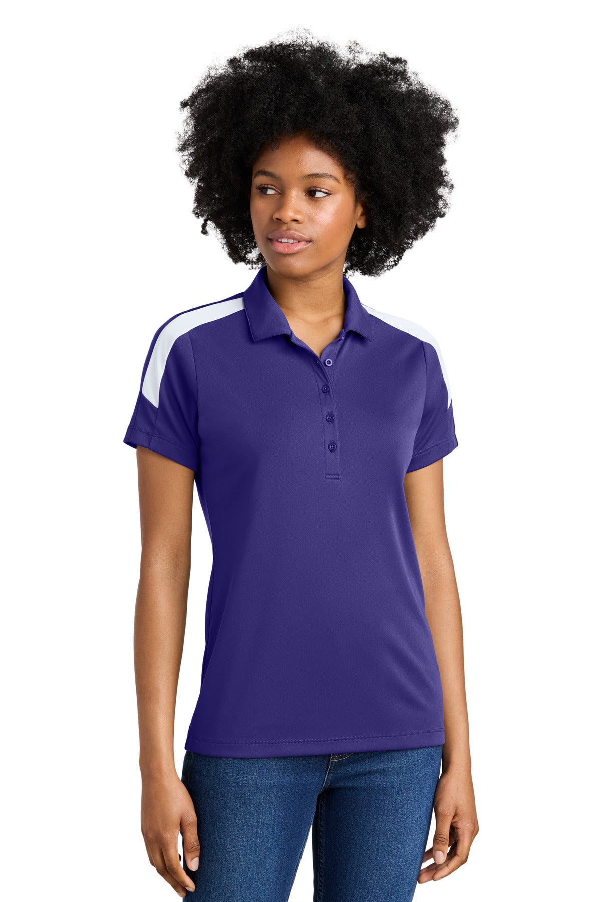 Model Purple/ White