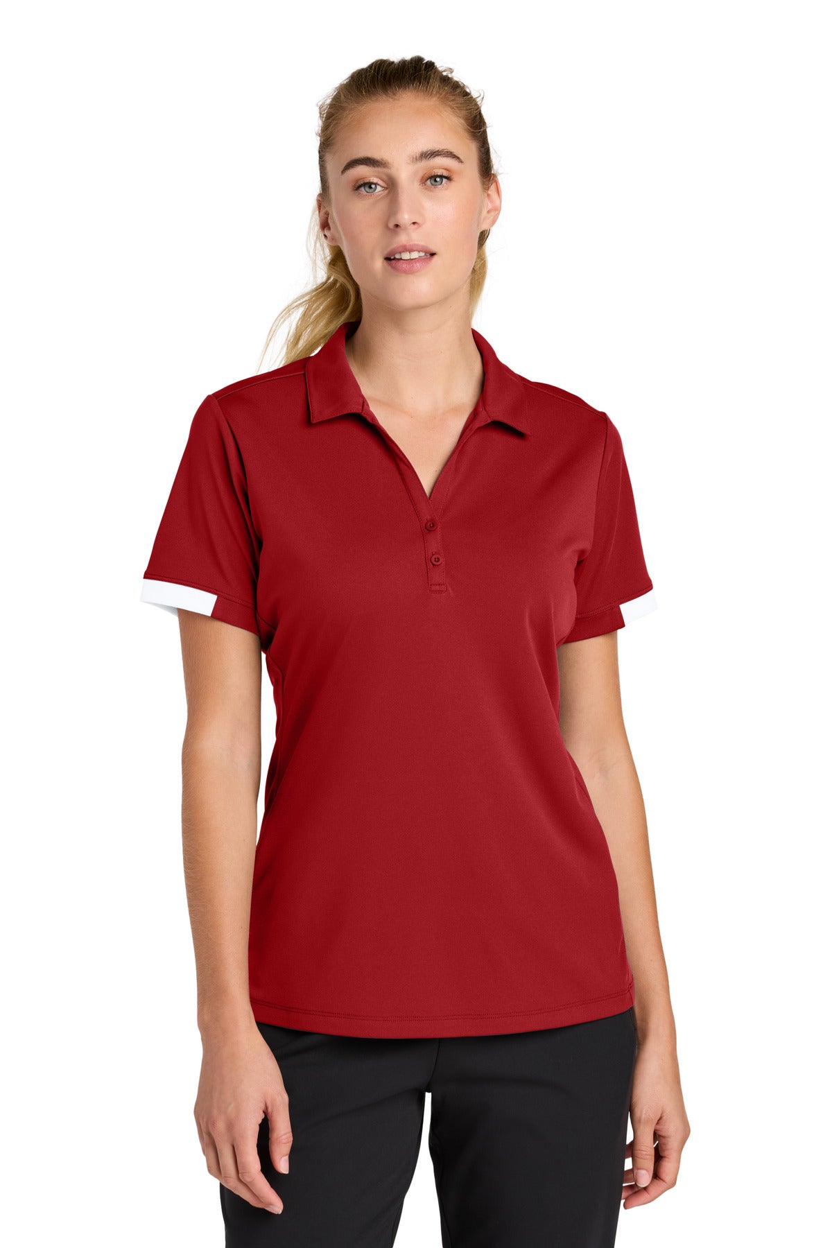 Model Deep Red/ White