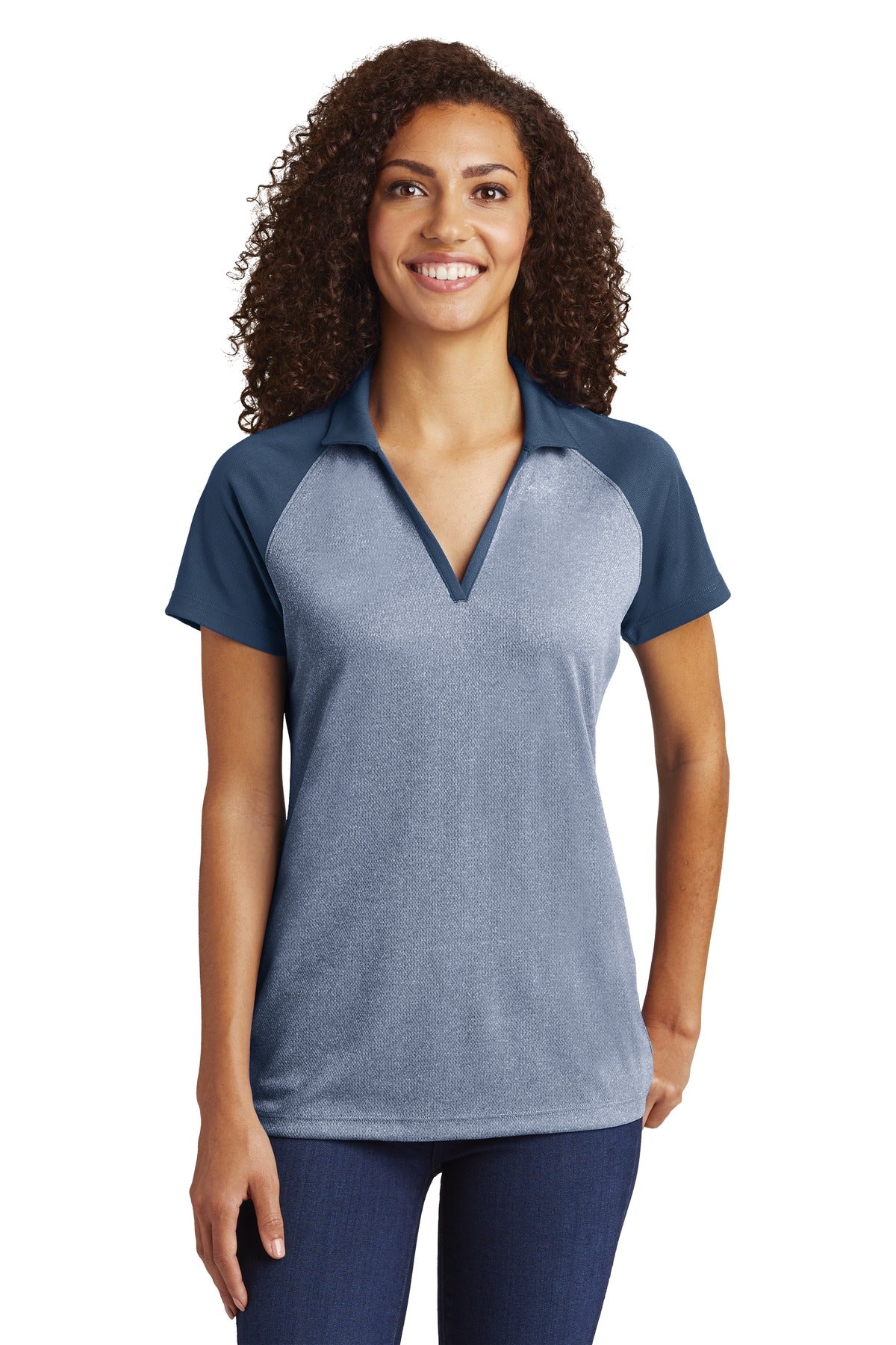 Model True Navy Heather/ True Navy