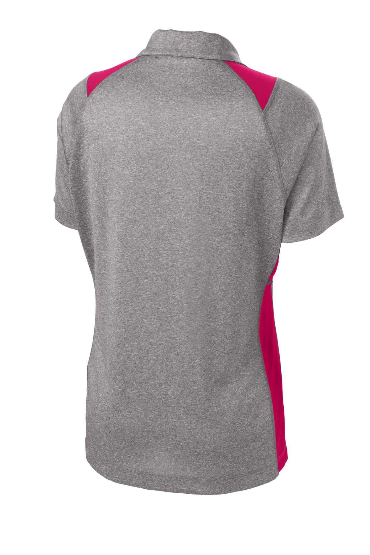 Back Product Vintage Heather/ Pink Raspberry